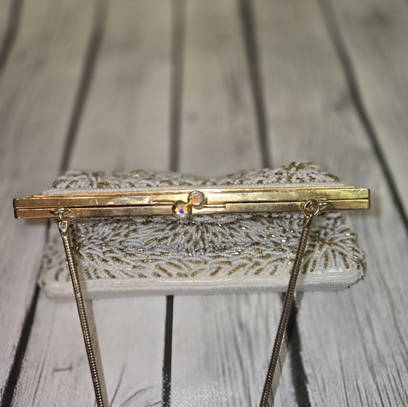 Beautiful Cavanagh Vintage Beaded Purse Hand Made  1960's - Picture 8 of 10